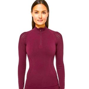 Lululemon Reveal 1/2 Zip Mindful Motion long sleeve top. GUC.